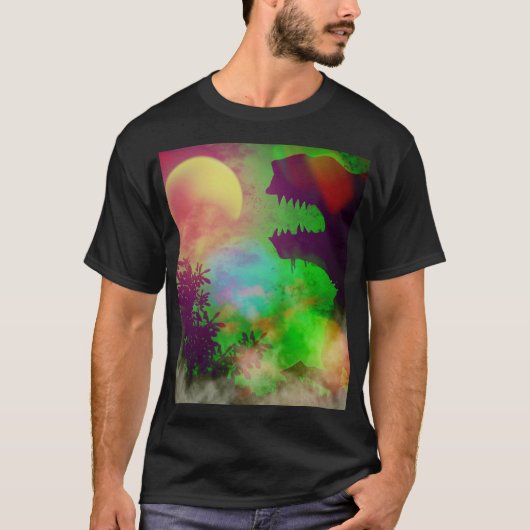 Oerwoud T-Rex Roar T-shirt (Voorkant)