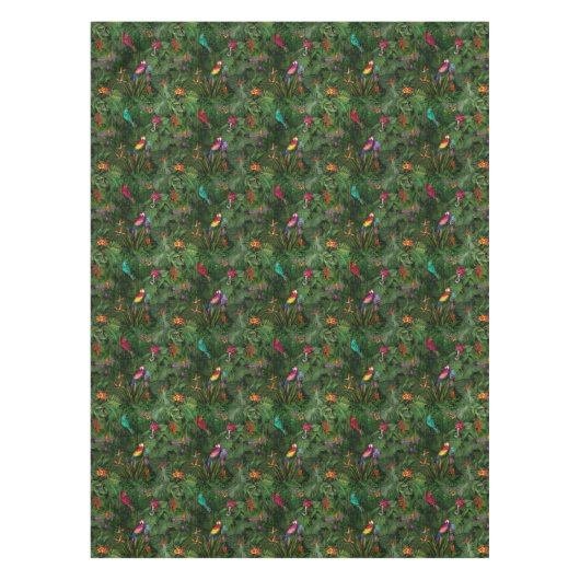 Oerwoud 🌺 🌴 🦜 tafelkleed (Voorkant)