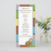 oerwoud Tales Safari van menukaarten Menu (Staand voorkant)