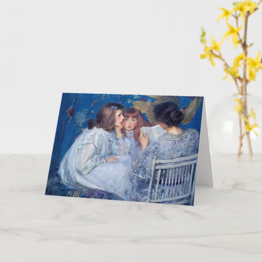 Oerwoud Tales schilderen James Shannon Fine Art Kaart (Gele Bloem)