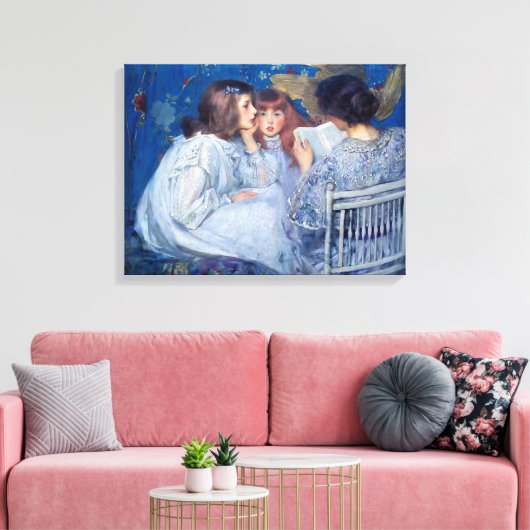 Oerwoud Tales van James Shannon. Canvas Afdruk (Insitu (Woonkamer))