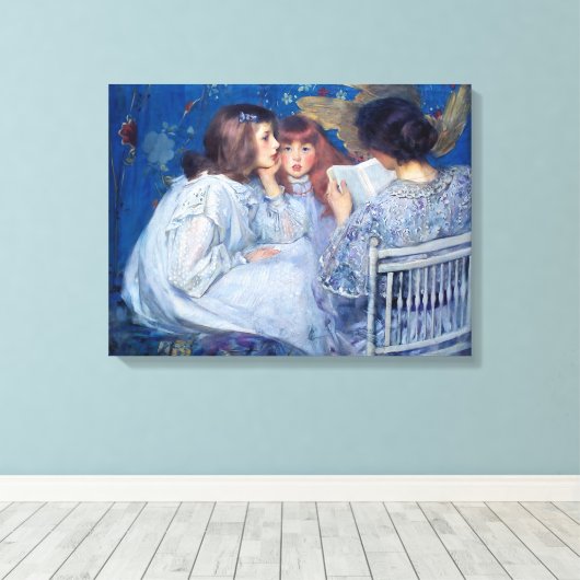 Oerwoud Tales van James Shannon. Canvas Afdruk (Insitu (Houten vloer))