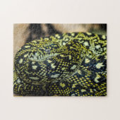 Oerwoud tapijt Python Snake Legpuzzel (Horizontaal)