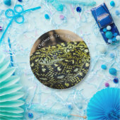 Oerwoud tapijt Python Snake Papieren Bordje (Feest)