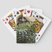 Oerwoud tapijt Python Snake Pokerkaarten (Achterkant)