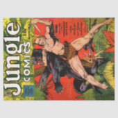 Oerwoud Tarzan & Black  Comics ontkoppelen Tissuepapier (Voorkant)