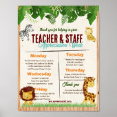 Oerwoud Teacher Appreciation Week Route Poster (Voorkant)