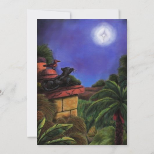 oerwoud tempel kerst  kaart (Voorkant)