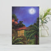 oerwoud tempel kerst  kaart (Staand voorkant)