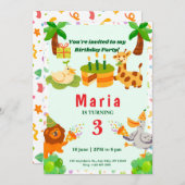 oerwoud thema (Voorkant / Achterkant)