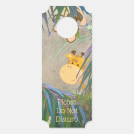 Oerwoud Thema Aangepaste tekst Deurschakelaar van  Deurhanger