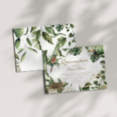 Oerwoud Thema Dieren Quinceanera Feestuitnodiging Save The Date