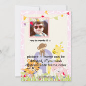 Oerwoud thema/gepersonaliseerde partij/foto kaart (Achterkant)