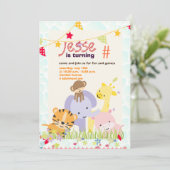 Oerwoud Thema/Gepersonaliseerde Partij/foto Kaart (Staand voorkant)