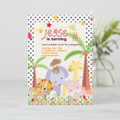 Oerwoud Thema/Gepersonaliseerde Partij/foto Kaart (Staand voorkant)