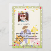 Oerwoud thema/gepersonaliseerde partij/foto kaart (Achterkant)