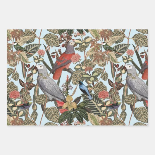  Oerwoud thema Gift Wrap Inpakpapier Vel (Voorkant 2)