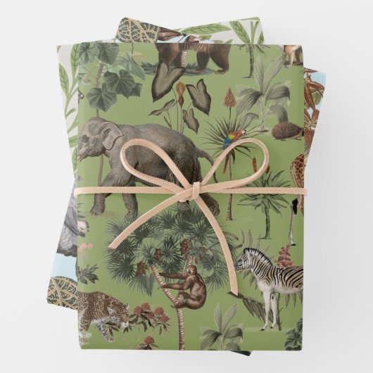  Oerwoud thema Gift Wrap Inpakpapier Vel (In situ)