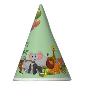 Oerwoud Thema Kind verjaardagsfeestje Pet Feesthoedjes (Rechts)