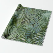 Oerwoud thema laat inpakpapier achter (Uitgerold)