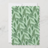 Oerwoud thema Sloth Baby Shower Kaart (Achterkant)