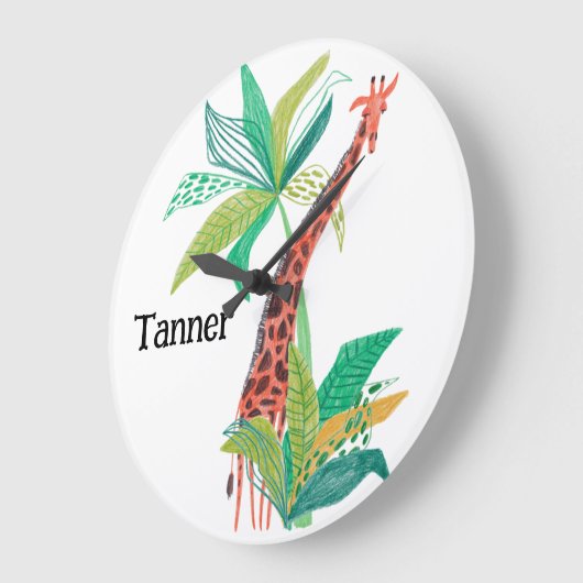 Oerwoud Theme Nursery Decor Grote Klok (Hoek)