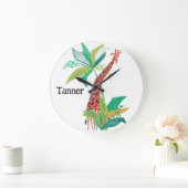 Oerwoud Theme Nursery Decor Grote Klok (Huis)