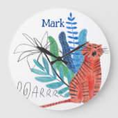 Oerwoud Theme Nursery Grote Klok (Voorkant)