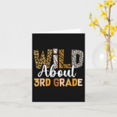 Oerwoud Theme Wild Over 3e klas Terug naar school  Kaart (Gele Bloem)