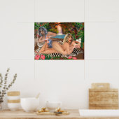 OERWOUD TICKLE WRESTLING POSTER (Keuken)