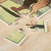 Oerwoud Tiger Animal Alphabet Legpuzzel (Zijkant)