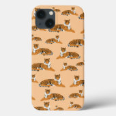 Oerwoud Tiger Animal Pattern Case-Mate iPhone Case (Achterkant)