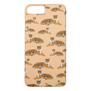 Oerwoud Tiger Animal Pattern iPhone 8/7 Plus Hoesje