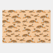 Oerwoud Tiger Animal Pattern Inpakpapier Vel (Voorkant 2)