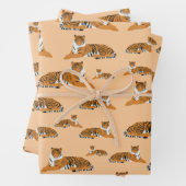 Oerwoud Tiger Animal Pattern Inpakpapier Vel (In situ)