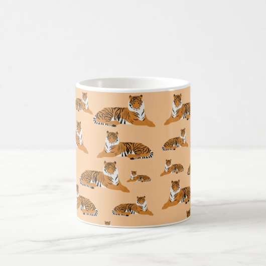 Oerwoud Tiger Animal Pattern Koffiemok (Center)