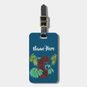 Oerwoud Tiger Bagagelabel (Voorkant verticaal)