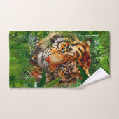 Oerwoud Tiger Bath-handdoekset | Kleurrijke tijger Bad Handdoek (Handdoek)