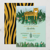 Oerwoud Tiger Birthday Zoo Safari Wild Kaart (Voorkant / Achterkant)