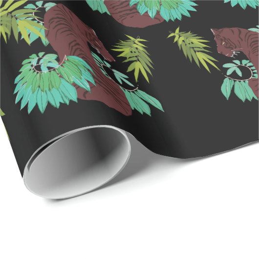 Oerwoud Tiger Cadeaupapier (Rol Hoek)