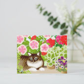 Oerwoud Tiger Cat Briefkaart (Staand voorkant)