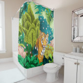 Oerwoud Tiger Douchegordijn (In situ)