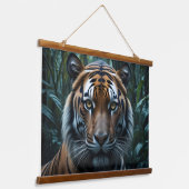 Oerwoud Tiger Hangend Wandkleed (Gebogen)