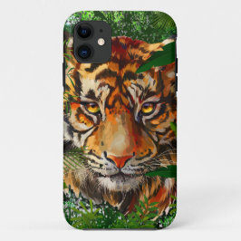 Oerwoud Tiger iPhone Case | Colorful Tiger iPhone