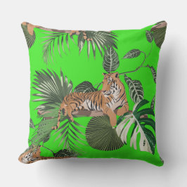Oerwoud Tiger Outdoor Pillow Buitenkussen