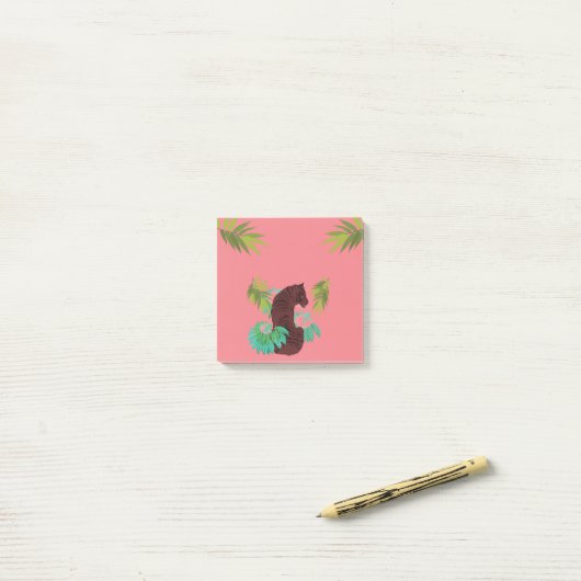 Oerwoud Tiger Post-it® Notes (Op bureau)