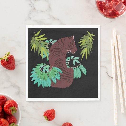 Oerwoud Tiger Servet (Insitu)