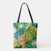 Oerwoud Tiger Tote Bag (Achterkant)