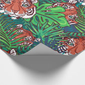 Oerwoud Tiger Wrapping Paper | Vet en exotisch Cadeaupapier (Hoek)