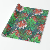 Oerwoud Tiger Wrapping Paper | Vet en exotisch Cadeaupapier (Uitgerold)
